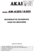 Akai AM-A305-Schematic 